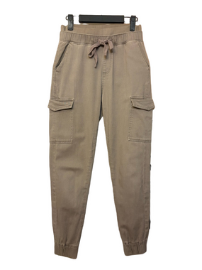 Taupe Cargo Jogger Pants